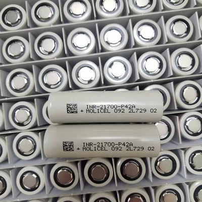 Батарея лития 3.7V низкой температуры Molicel 21700 P42A волшебства Тайваня 4200mAh